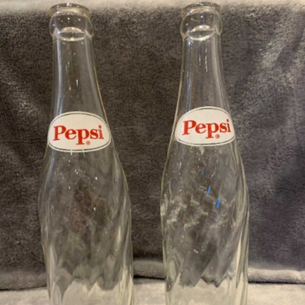 𝅺ANTIQUE 1960’s swirl Pepsi Cola bottle 12oz